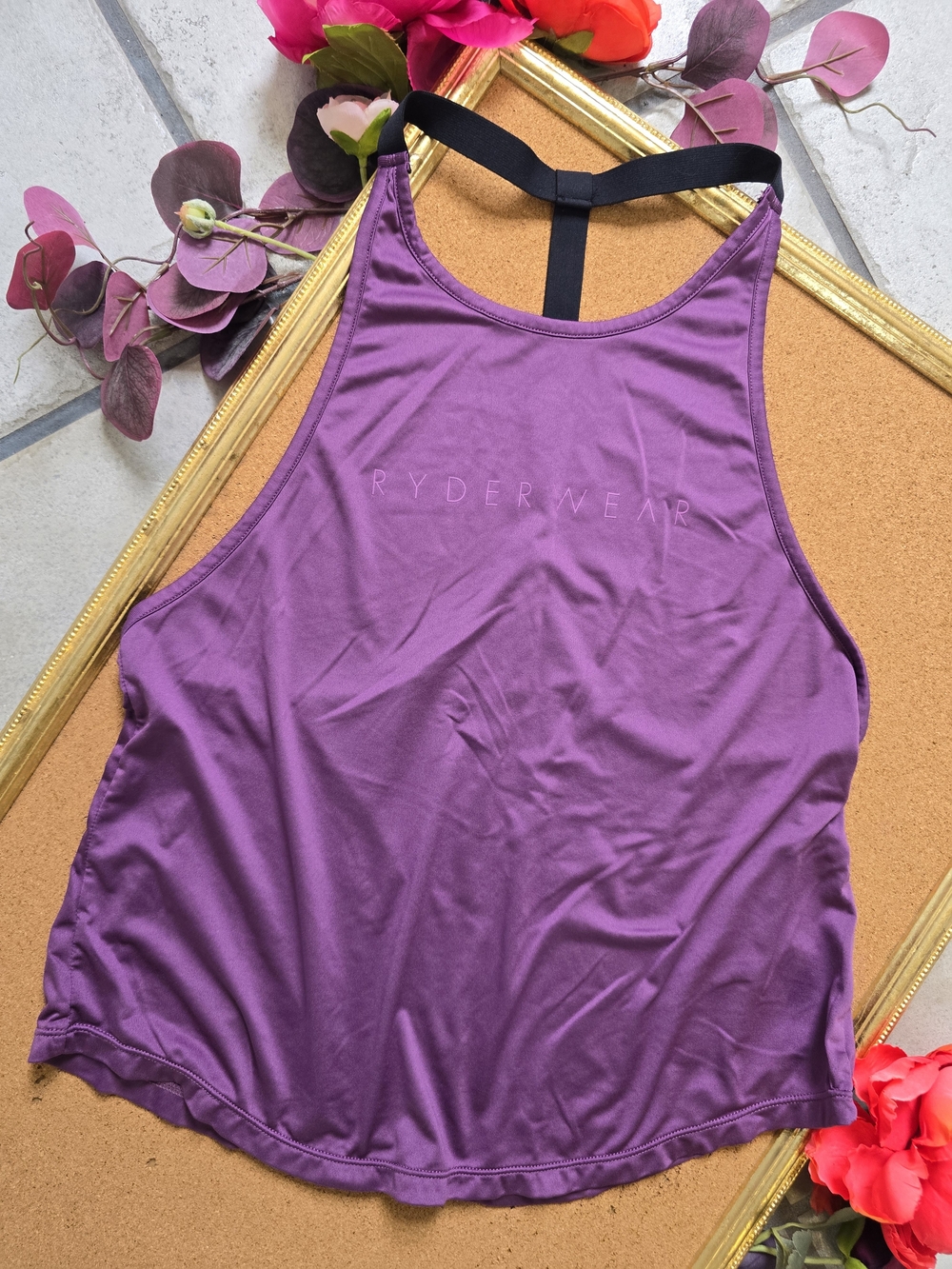 💫 2/$25 Ryderwear Purple T Back Workout Tank